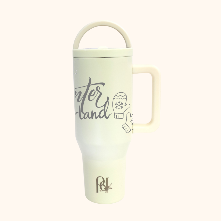 Winter Wonderland 40 oz Leakproof Christmas Tumbler | Dual-Handle Hydra Hauler | Limited-Edition Holiday Drinkware