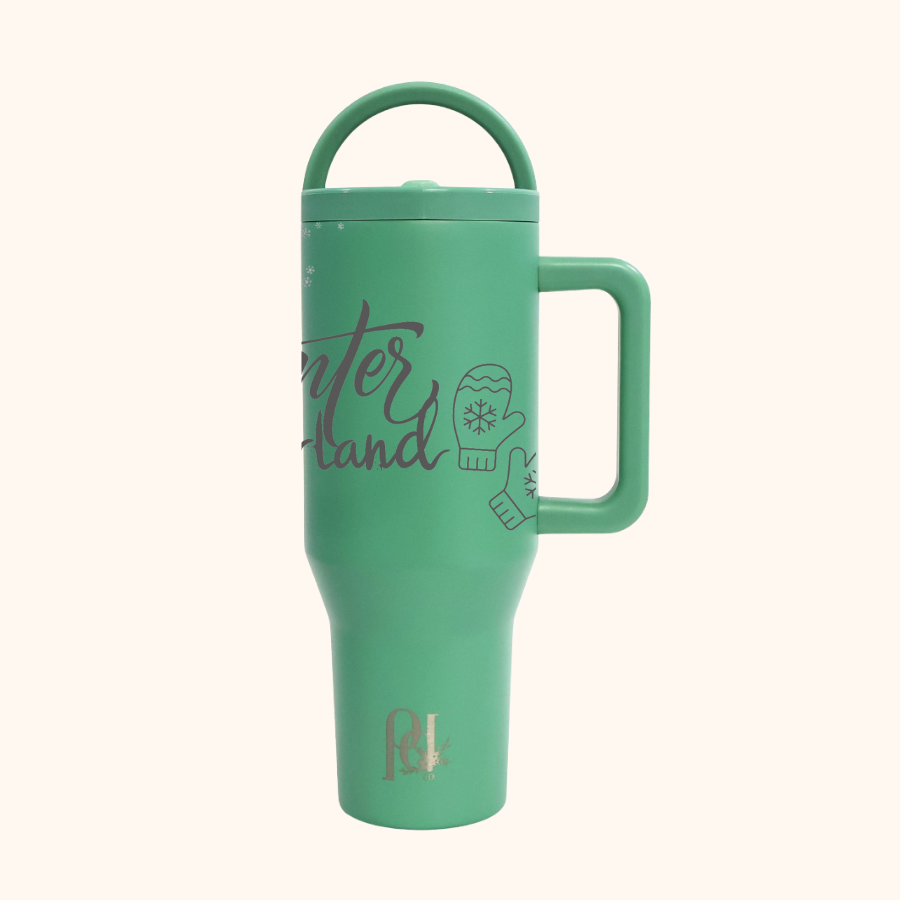 Winter Wonderland 40 oz Leakproof Christmas Tumbler | Dual-Handle Hydra Hauler | Limited-Edition Holiday Drinkware