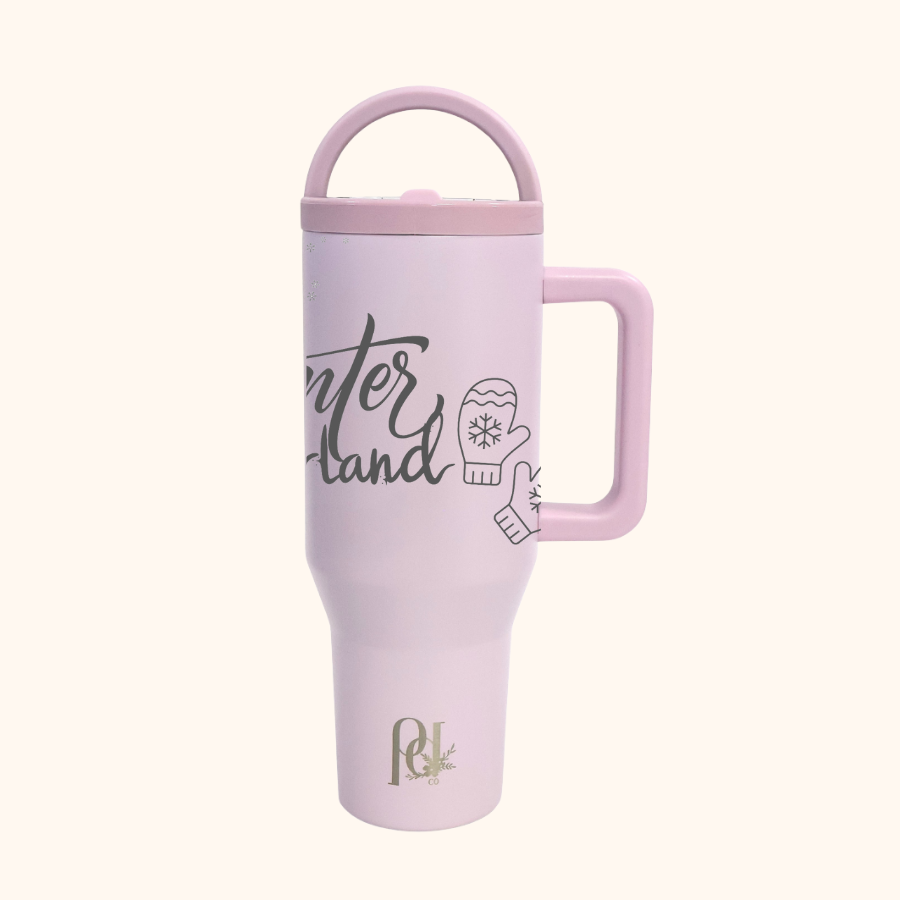 Winter Wonderland 40 oz Leakproof Christmas Tumbler | Dual-Handle Hydra Hauler | Limited-Edition Holiday Drinkware