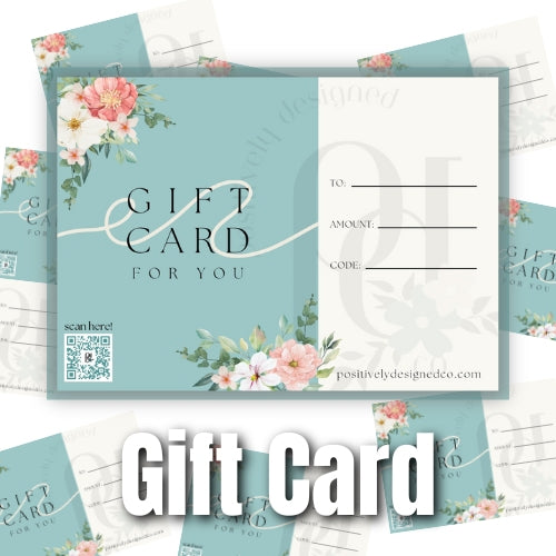 Positively Designed Gift Card