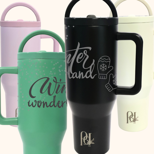 Winter Wonderland 40 oz Leakproof Christmas Tumbler | Dual-Handle Hydra Hauler | Limited-Edition Holiday Drinkware