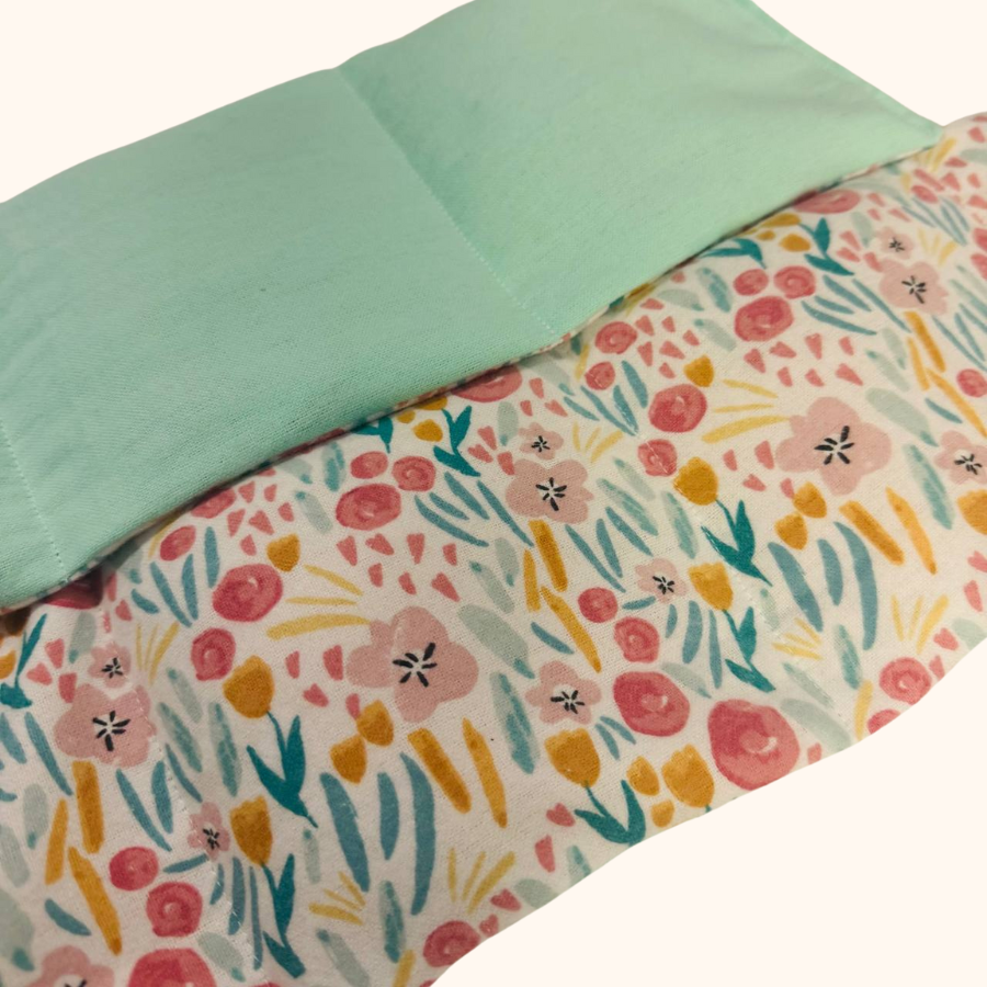 Mint Meadow SereniHeat Flannel Therapy Wraps – Microwavable & Freezable Hot/Cold Comfort Pads