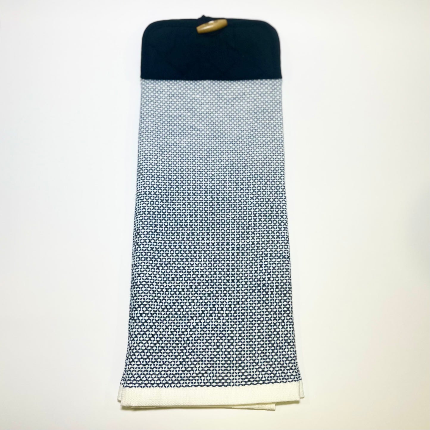 Navy/Black Hanging Kitchen Hand Towel