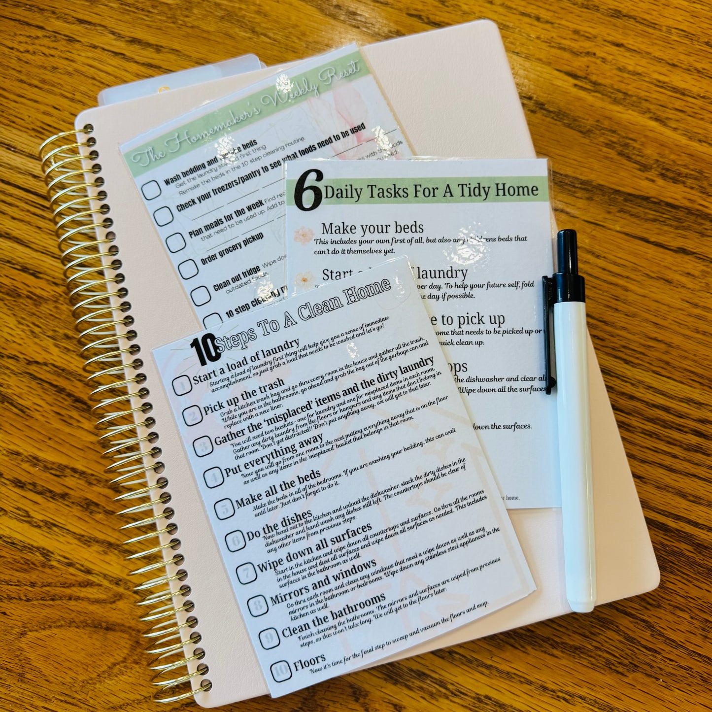 The Homemakers Checklist Trio