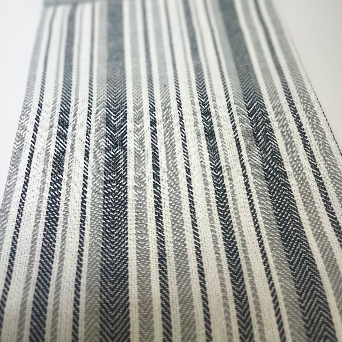 Gray Striped Kitchen Hand Towel