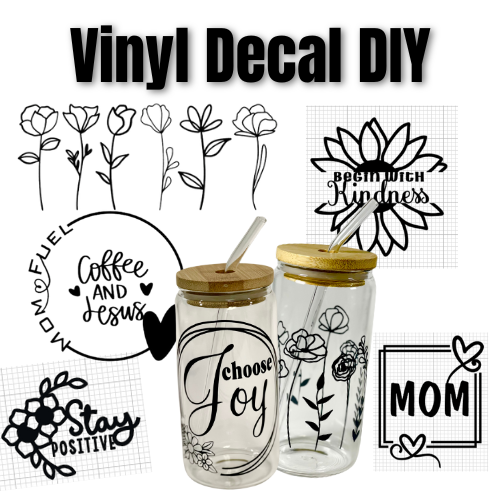 Vinyl Design Only, Make Your Own Tumbler